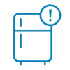 Refrigerator with an alert