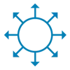 Signals from a central point
