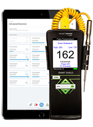 SmartSense digital checklist and handheld probe