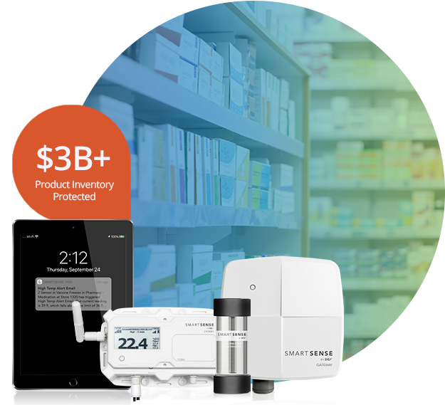 SmartSense System with shelf of medicine