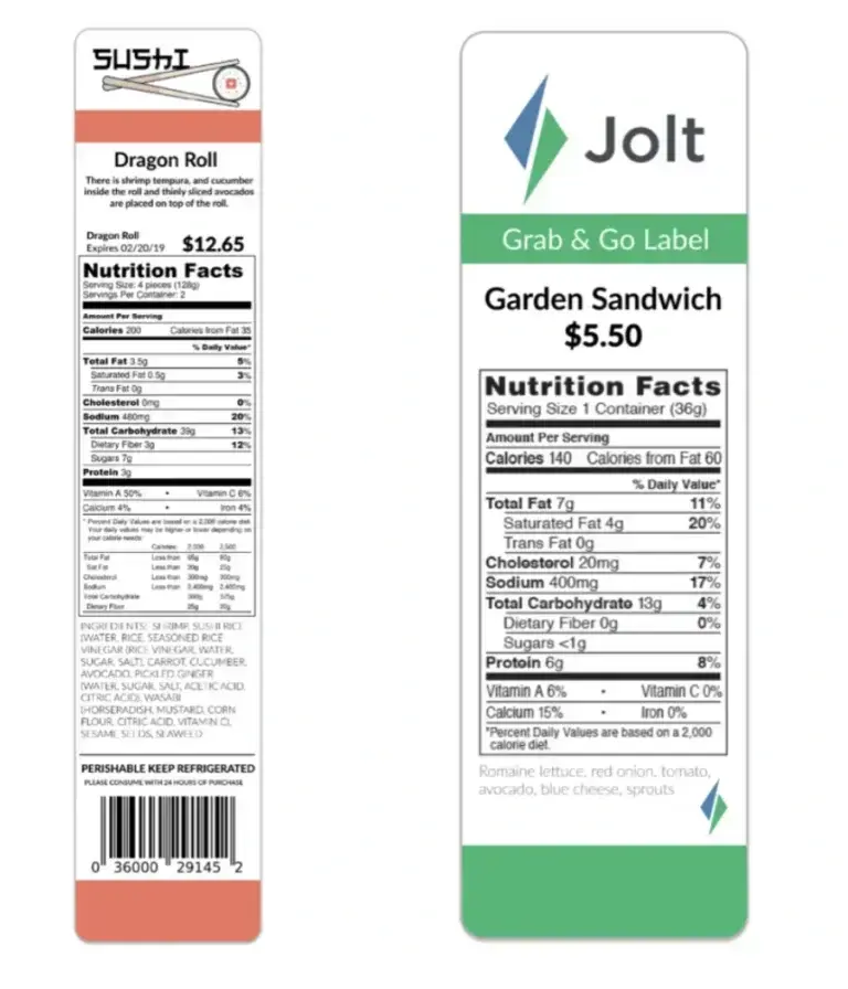 Colored Labels
